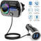 HandsFree Bluetooth Car Kit Wireless FM Transmitter With MP3 Playback Fast USB Charging 0