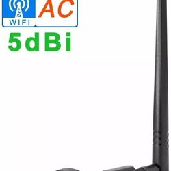 mini ac600 dual band wifi usb adapter, 2.4/5ghz wireless n dongle for high-speed internet