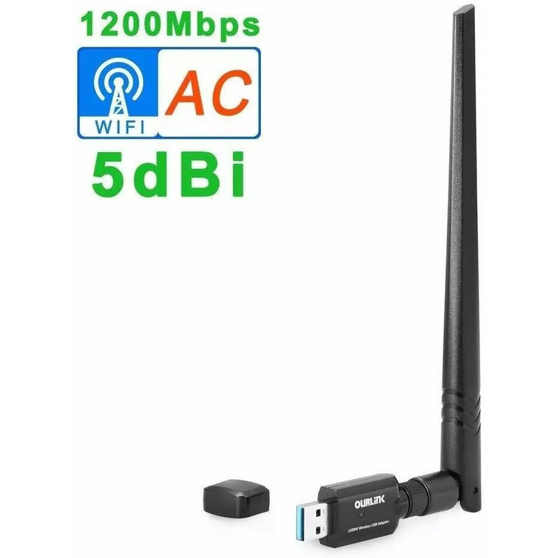 Mini AC600 Dual Band WiFi USB Adapter 245Ghz Wireless N Dongle For HighSpeed Internet 0