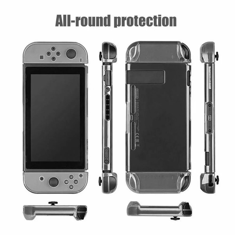 Nintendo Switch Accessories Bundle Case Bag Shell Cover Charging Cable Screen Protector 4