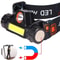 Waterproof LED Headlamp 2 Pack USB Rechargeable Headlight Bright Head Torch Flashlight For Outdoors