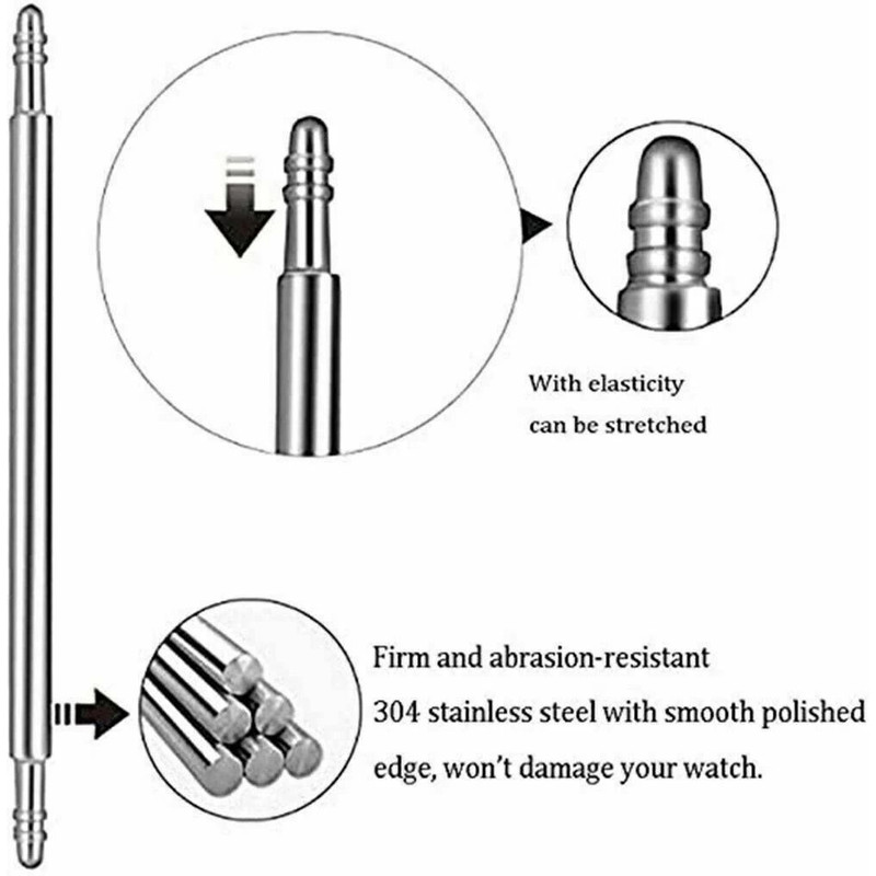 360pcs Watch Spring Bars Kit Stainless Steel Watch Band Pins For Repair Removal Strap Replacement 1