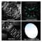 Waterproof Men Watch Classic Stainless Steel Quartz Luxury Wristwatch With Luminous Display 1