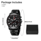 Waterproof Men Watch Classic Stainless Steel Quartz Luxury Wristwatch With Luminous Display 4