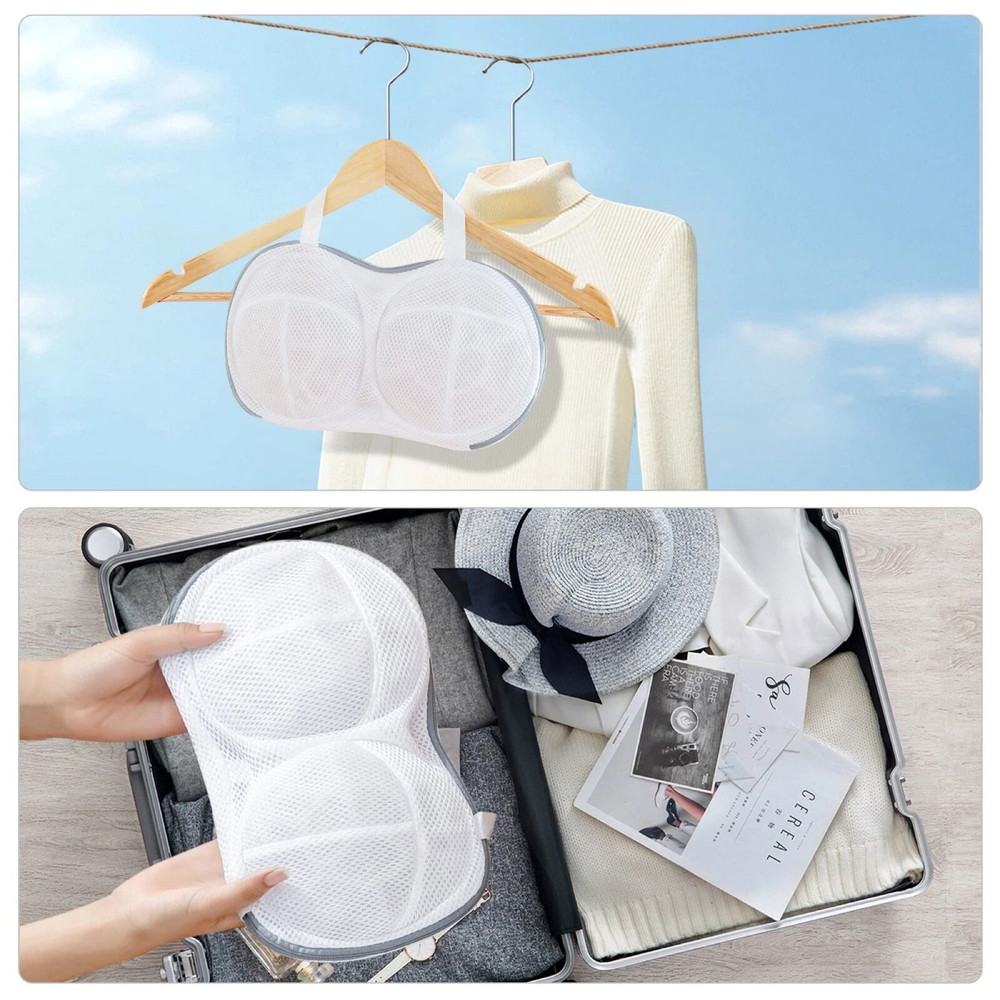 4Pcs Bra Laundry Bag For Washing Machine Delicates Wash Bag For Bras Underwear Lingerie With Zipp 0