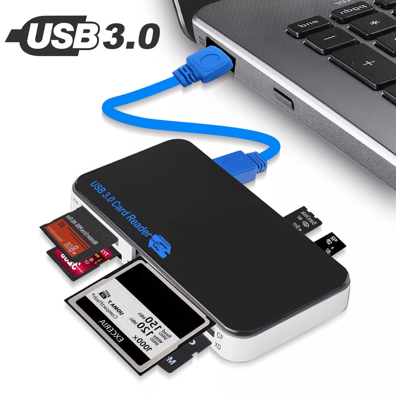 USB Memory Card Reader Multi Card Adapter 0