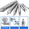 7PCS Center Drill Countersink Pilot Bits Set 60Degree Angle HSS Metalworking Tools For Steel Alumi 3
