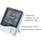 Digital Thermometer Indoor Outdoor With Humidity Meter LCD Display Hygrometer Alarm Clock Calendar 7