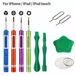 professional 8-in-1 repair opening pry tools kit – magnetic screwdriver set for cell phone, iphone, laptop & electronics
