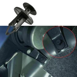 200pcs 8mm bumper retainer clips – auto car plastic push rivets fastener for fender, trim panel & mud flap