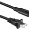 Universal 2 Prong AC Power Cord For PS5 PS4 PS3 PS2 Slim Xbox Series XS PC Laptop Monitor Samsung 5