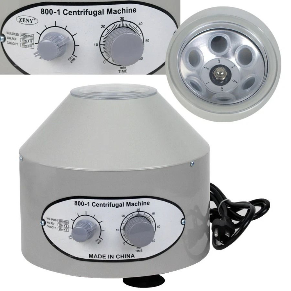 8001 Electric Centrifuge Machine 110V Lab Centrifuge 4000 RPM 20ml X 6 Tubes For Medical Laborator 1