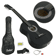 Full Size Acoustic Guitar For Adults Kids Beginners Black RightHanded Picks Bag Strings 0