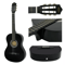 Full Size Acoustic Guitar For Adults Kids Beginners Black RightHanded Picks Bag Strings 1