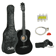 Full Size Acoustic Guitar For Adults Kids Beginners Black RightHanded Picks Bag Strings 2