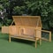 Weatherproof Wood Hutch For Small Animals Raised Outdoor Backyard Habitat Resistant Cage 1