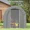 Outsunny 6x8ft Heavy Duty Outdoor Storage Shed Waterproof Portable Garden Shed 4