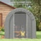 Outsunny 6x8ft Heavy Duty Outdoor Storage Shed Waterproof Portable Garden Shed 4