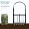 HeavyDuty Metal Garden Arch 675 Outdoor Arbor For Weddings Climbing Plants Decorative Hearts Desig 3