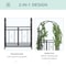 HeavyDuty Metal Garden Arch 675 Outdoor Arbor For Weddings Climbing Plants Decorative Hearts Desig 5