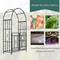 HeavyDuty Metal Garden Arch 675 Outdoor Arbor For Weddings Climbing Plants Decorative Hearts Desig 6