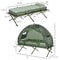 Outdoor Elevated Camping Cot AllinOne 1Person Tent Air Mattress Sleeping Bag 6
