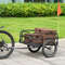 HeavyDuty Bike Cargo Trailer 16 Big Wheels W Suspension Bike Wagon For Hauling Transport 0