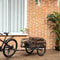 HeavyDuty Bike Cargo Trailer 16 Big Wheels W Suspension Bike Wagon For Hauling Transport 1