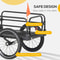 HeavyDuty Bike Cargo Trailer 16 Big Wheels W Suspension Bike Wagon For Hauling Transport 3