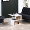 Modern Side End Table With Storage Coffee Table Shelves For Living Room Sofa Couch 1