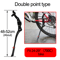Adjustable Aluminum Kickstand for MTB & Road Bicycle, Rear Side Parking Rack Support for Mountain Bike