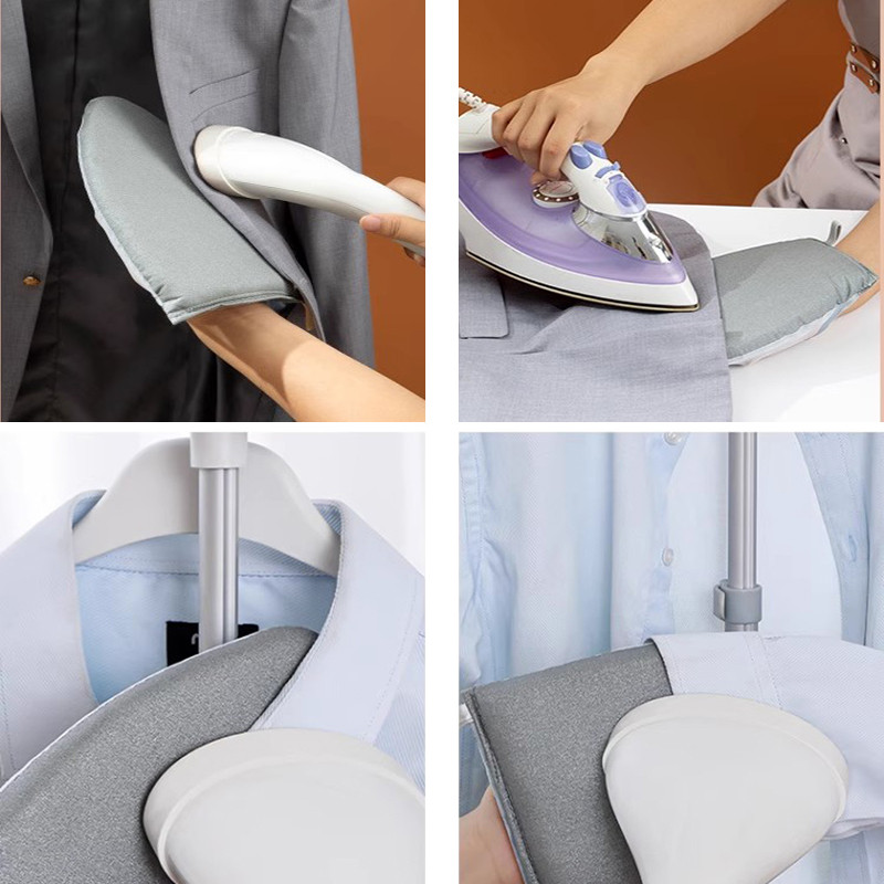 Mini Heat-Resistant Washable Ironing Board Cover Pad with Anti-Scald Glove, Stain-Resistant Ironing Surface for Garment