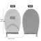 Mini Heat-Resistant Washable Ironing Board Cover Pad with Anti-Scald Glove, Stain-Resistant Ironing Surface for Garment