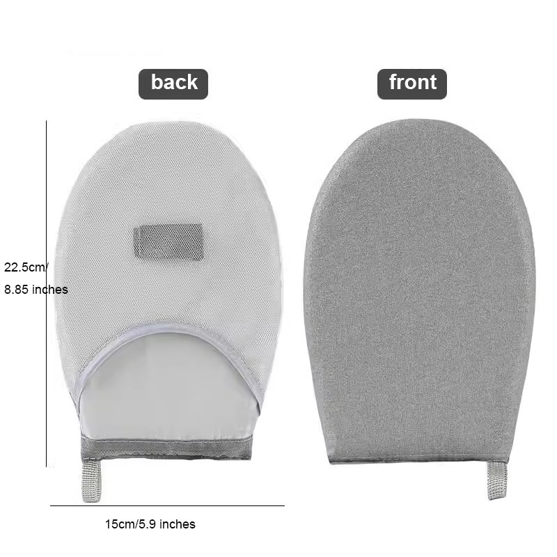Mini Heat-Resistant Washable Ironing Board Cover Pad with Anti-Scald Glove, Stain-Resistant Ironing Surface for Garment