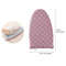 Mini Heat-Resistant Washable Ironing Board Cover Pad with Anti-Scald Glove, Stain-Resistant Ironing Surface for Garment