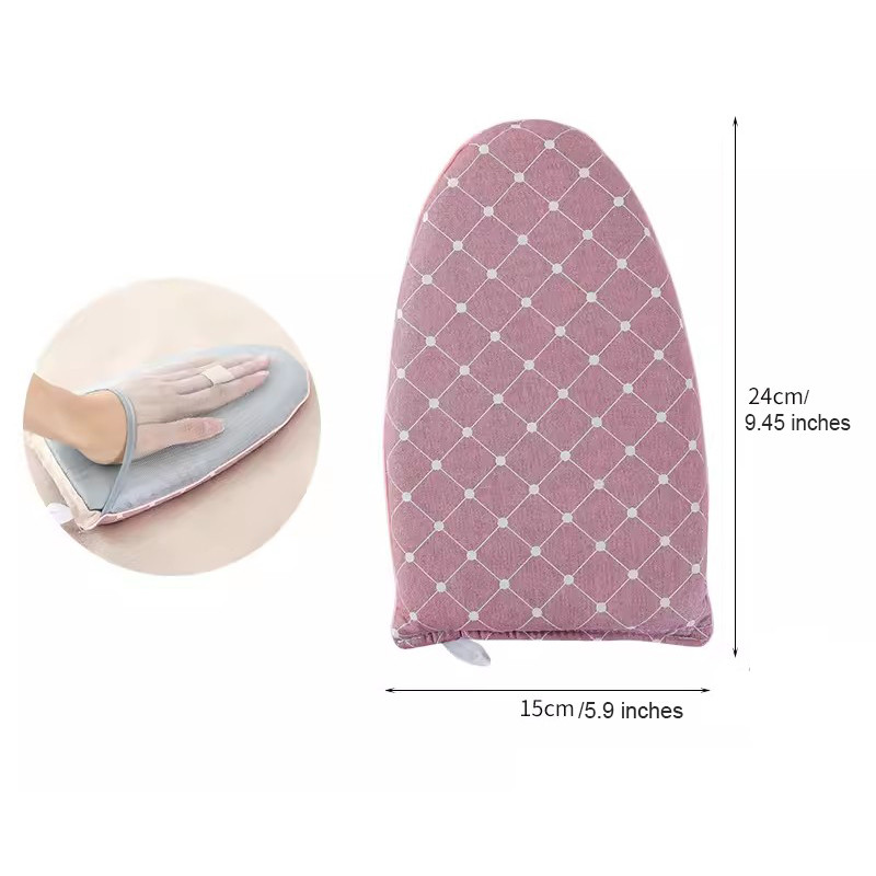Mini Heat-Resistant Washable Ironing Board Cover Pad with Anti-Scald Glove, Stain-Resistant Ironing Surface for Garment