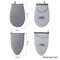 Mini Heat-Resistant Washable Ironing Board Cover Pad with Anti-Scald Glove, Stain-Resistant Ironing Surface for Garment