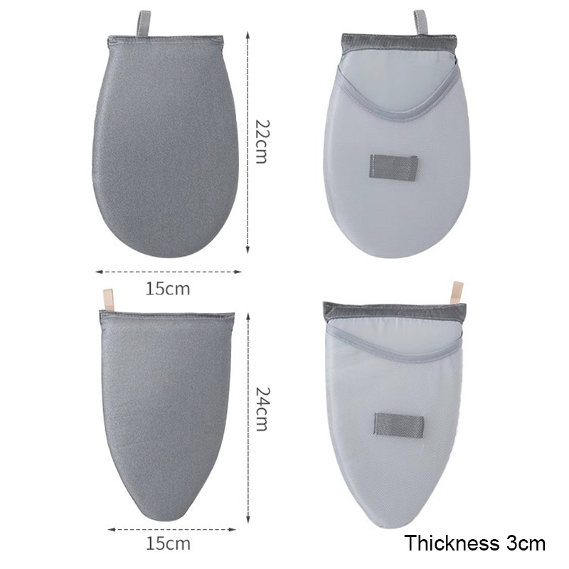 Mini Heat-Resistant Washable Ironing Board Cover Pad with Anti-Scald Glove, Stain-Resistant Ironing Surface for Garment