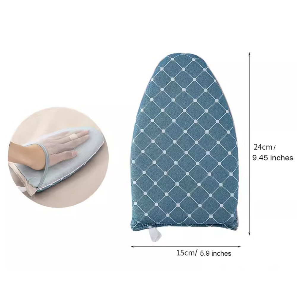 Mini Heat-Resistant Washable Ironing Board Cover Pad with Anti-Scald Glove, Stain-Resistant Ironing Surface for Garment