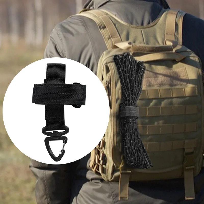 Tactical Nylon Gloves Hook Safety Clip MultiUse Outdoor Camping Hanging Buckle For Climbing Work Gl 5