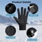 Waterproof Thermal Winter Gloves for Men & Women, Warm Insulated Gloves for Running, Cycling, Ski, Work, Driving