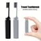 Folding Charcoal Travel Toothbrush, Compact, Portable, & Hygienic Toothbrush Ideal for Camping, Hiking & On-the-Go Oral