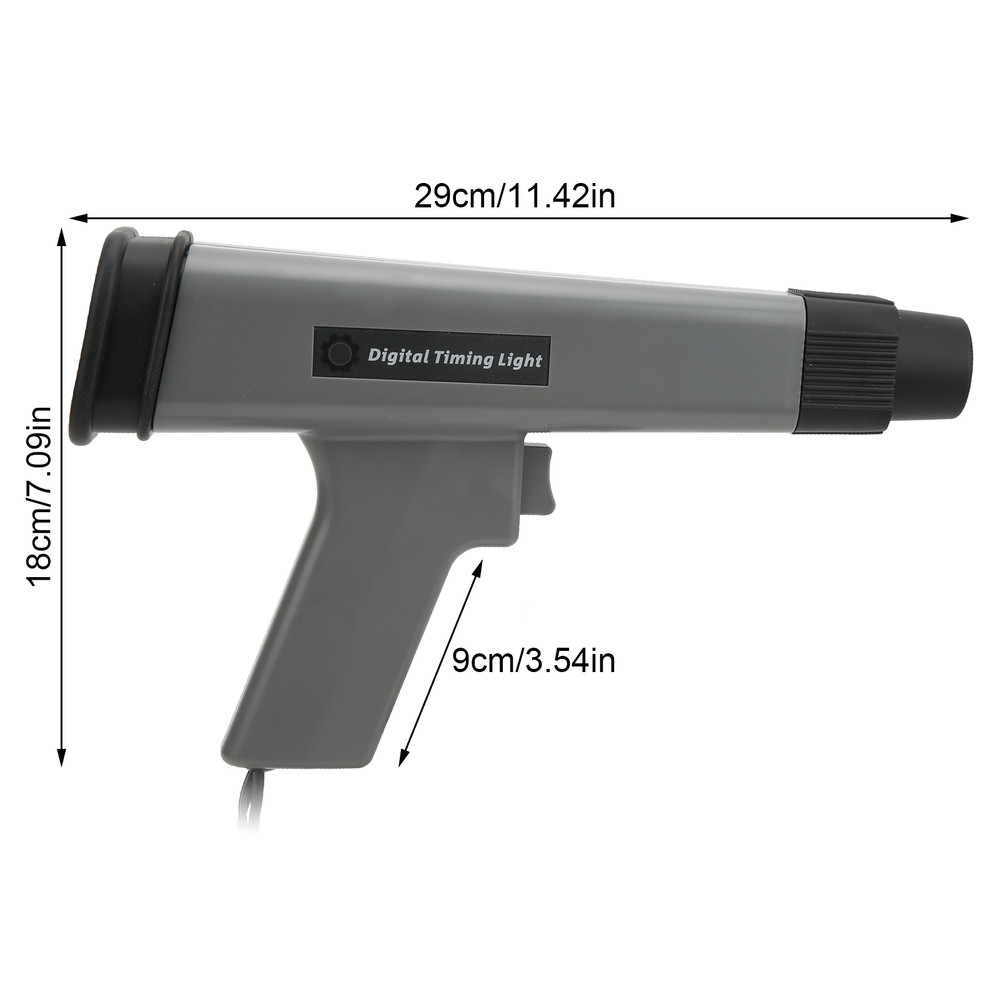 Inductive Digital Engine Timing Light, Ignition Strobe Timing Tool for Car, Motorcycle, Marine Engine Tune-Up