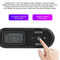 Mini DSP Digital FM Radio with 1.1 Inch LCD Display, Portable Black Music Player with Earphone, Battery Powered Pocket