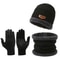 3-Piece Men Winter Set, Windproof Hat, Outdoor Scarf & Gloves | One Plus Cashmere Insulated Knit Hat for Extreme Cold