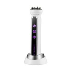 3in1 ems rf facial roller massager, skin tightening microcurrent beauty tool for wrinkles, anti-aging