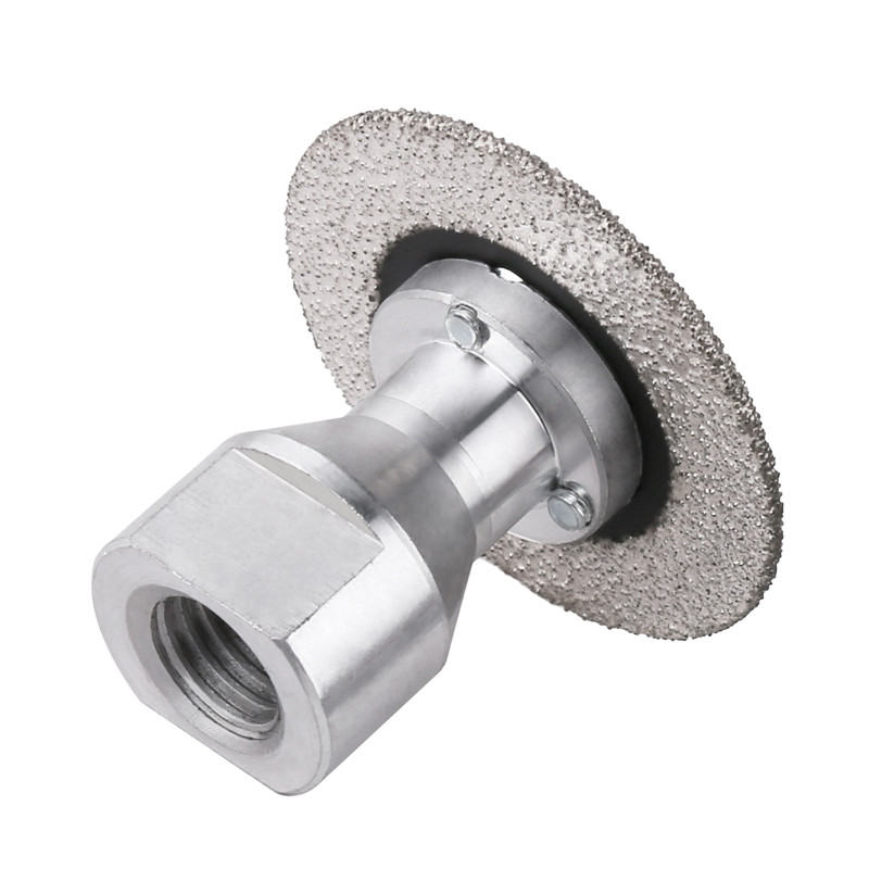 M14 Flange Diamond Cutting Disc, Vearter Vacuum Brazed Engraving Saw Blade for Marble, Tile, Ceramic, Stone, Concrete