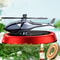 Solar Aromatherapy Car Air Freshener with Rotating Helicopter Design, Solar Powered Alloy Auto Aroma Diffuser Dashboard