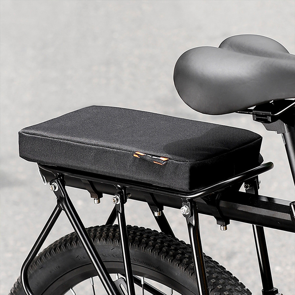 Biking Soft Rear Rack Bicycle Seat Cushion for Children, Comfortable, Detachable & Washable MTB Back Seat Mat