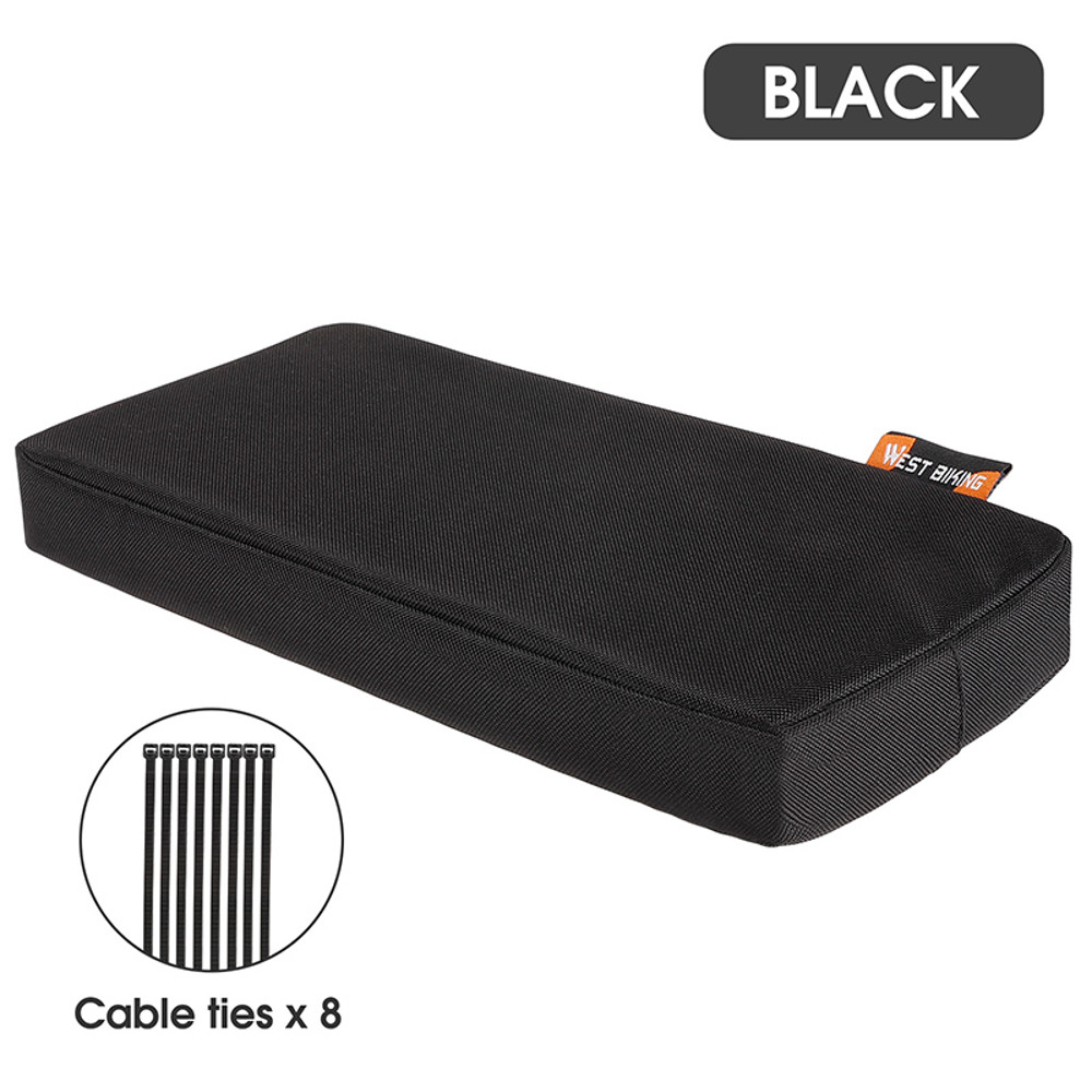 Biking Soft Rear Rack Bicycle Seat Cushion for Children, Comfortable, Detachable & Washable MTB Back Seat Mat